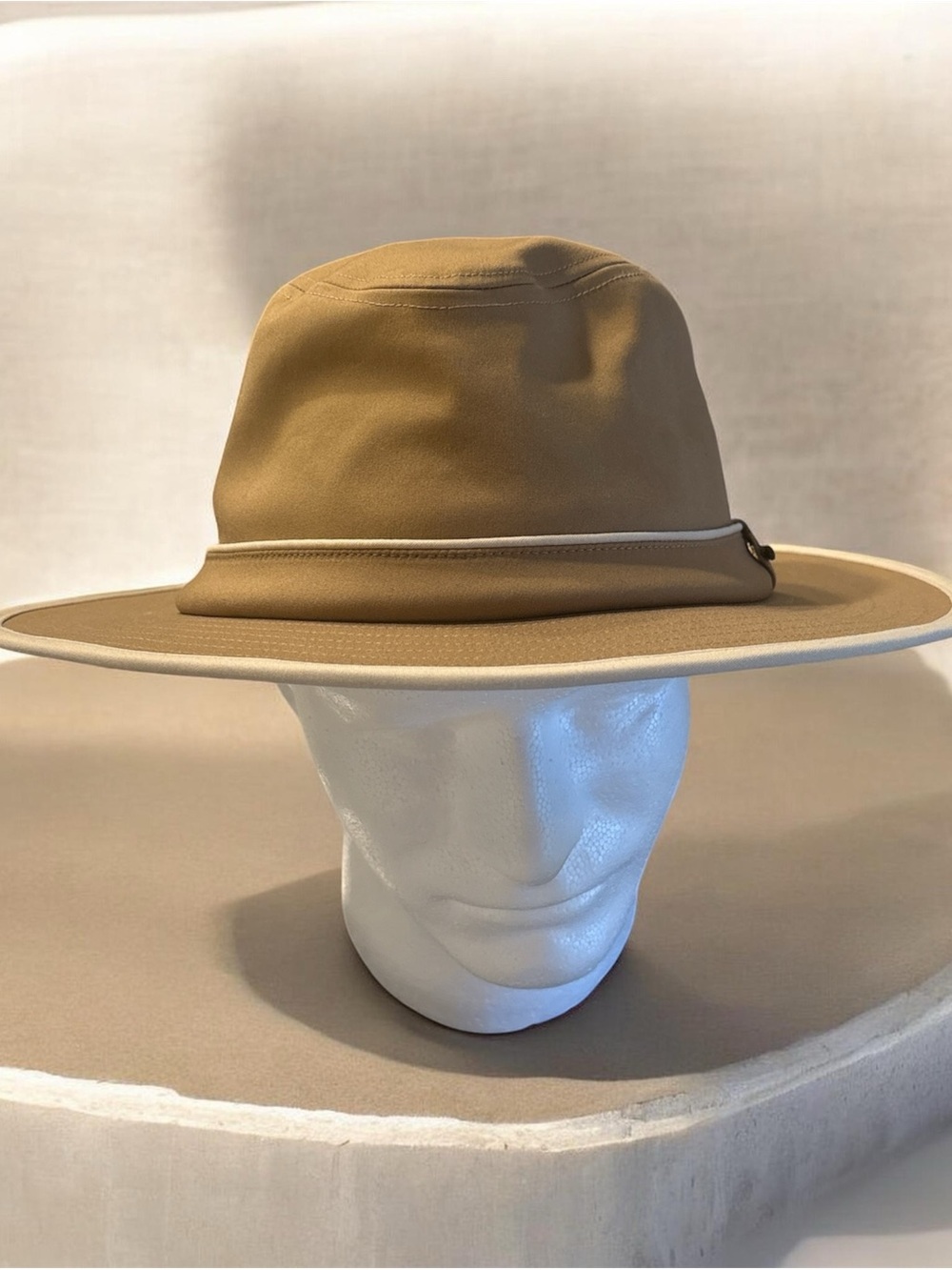 Stetson Tan Hat with White Trim